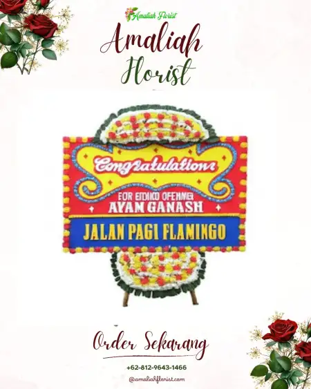Sewa Papan Bunga Stasiun Manggarai